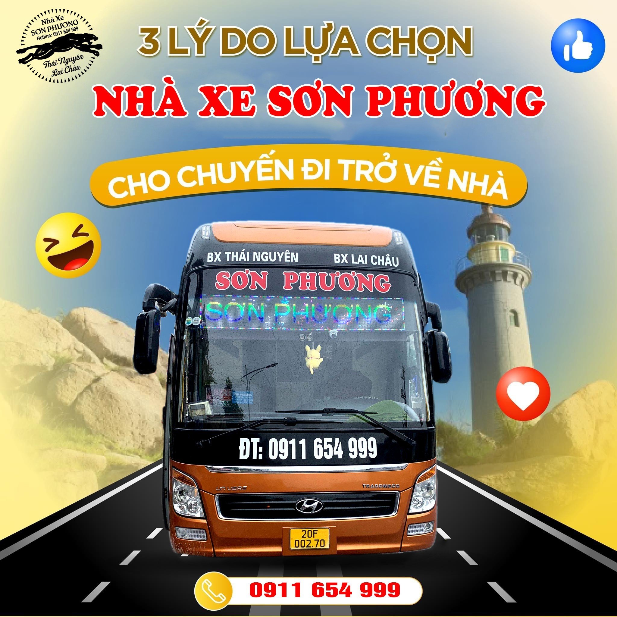 Đặt vé xe Thái Nguyên đi Sa Pa của Hãng xe Sơn Phương giảm ngay 50k mỗi vé